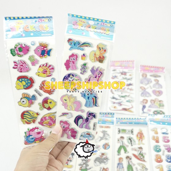 

STIKER EMBOS PENDEK Anak Prempuan Stiker Timbul Kegiatan Anak Tempel Dibuku