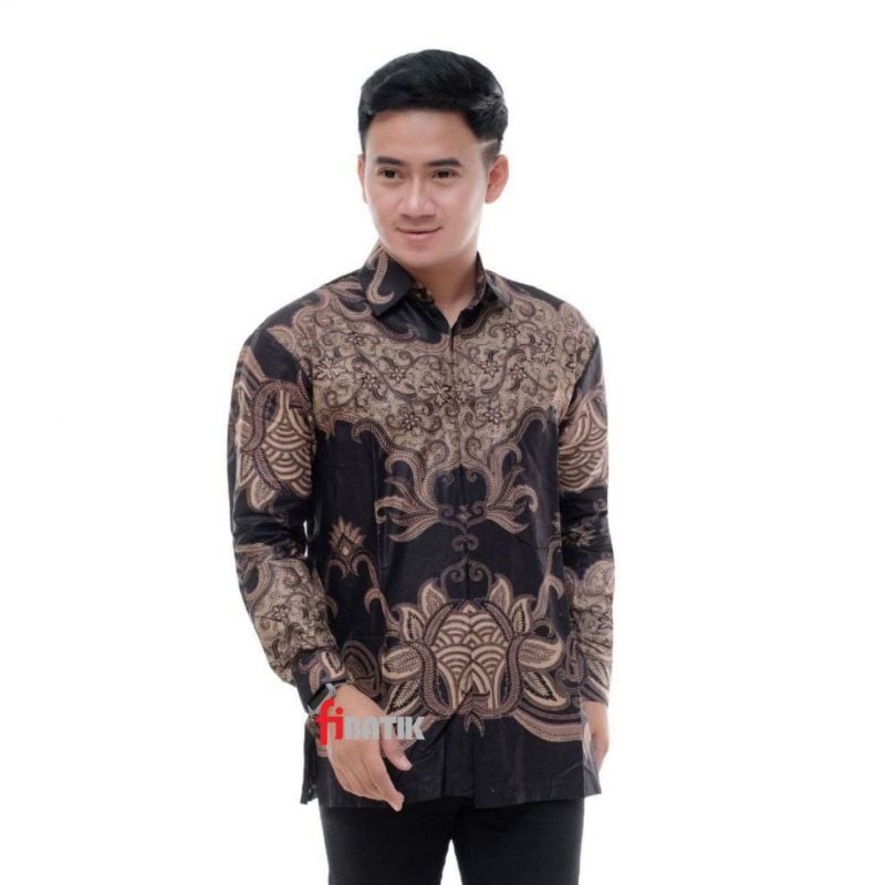 Baju couple batik pria ayah dan anak laki laki hem batik anak 2-12 tahun