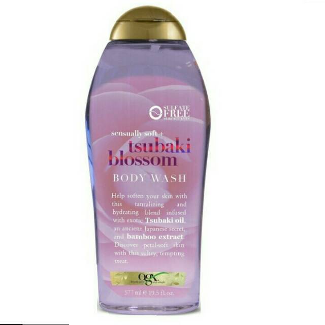 OGX Body Wash Sabun Mandi 577ML - Soft Tsubaki