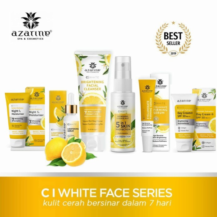 (FREE POUCH) Azarine C White Series Face Package