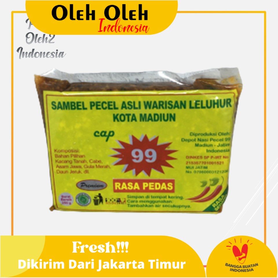 

Sambel Pecel Madiun 99 Bumbu Pecel khas Madiun