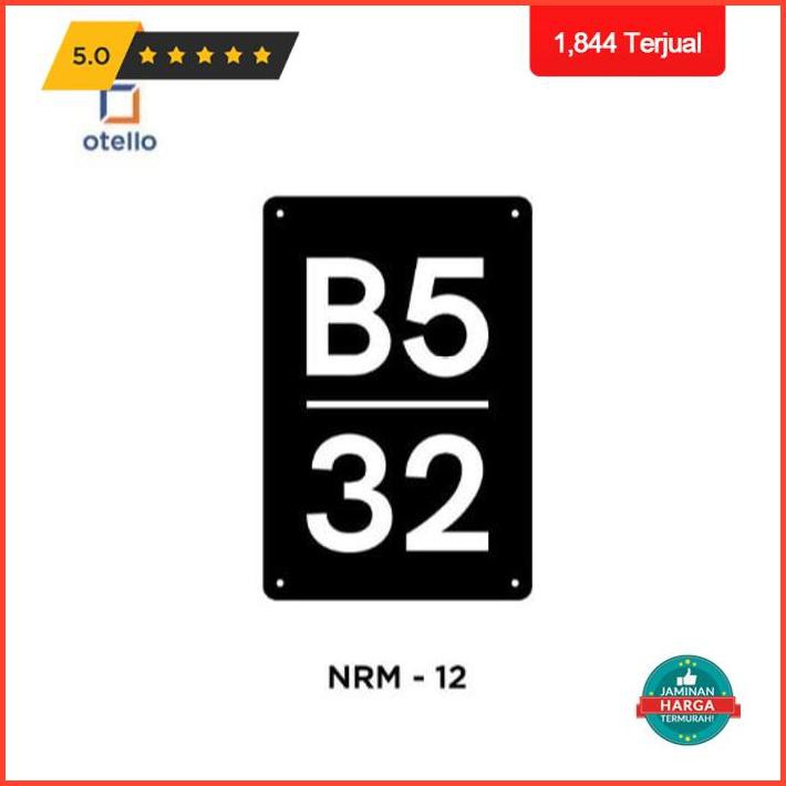 

Nomor Rumah Akrilik | 25 X 35 Cm | Nrm 12 Exclusive