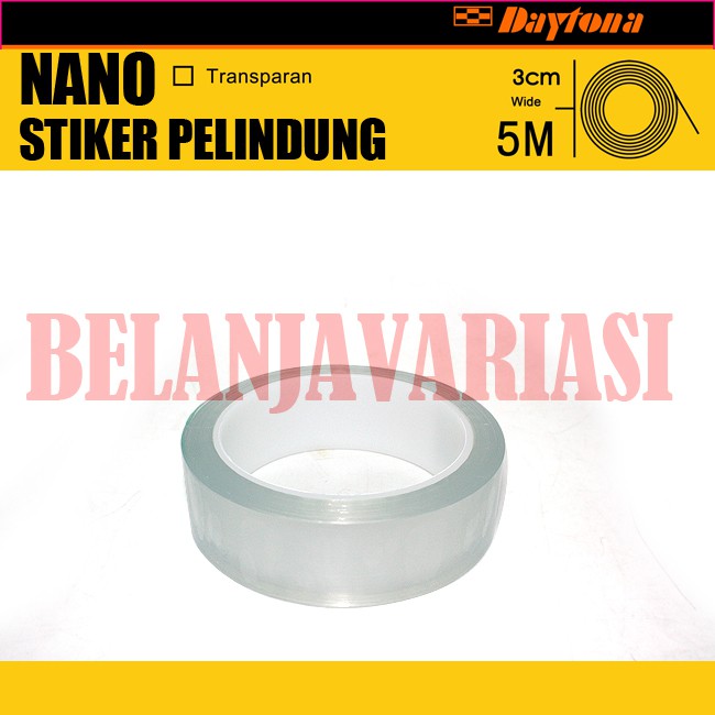 

Nano Tape Stiker Pelindung Transparan 3CM x 5M