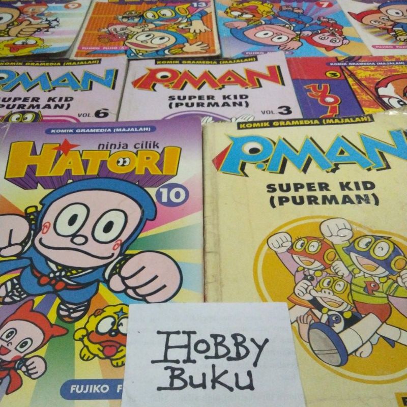 Komik P Man Purman Ninja Hatori Yoichi Fujiko F Fujio