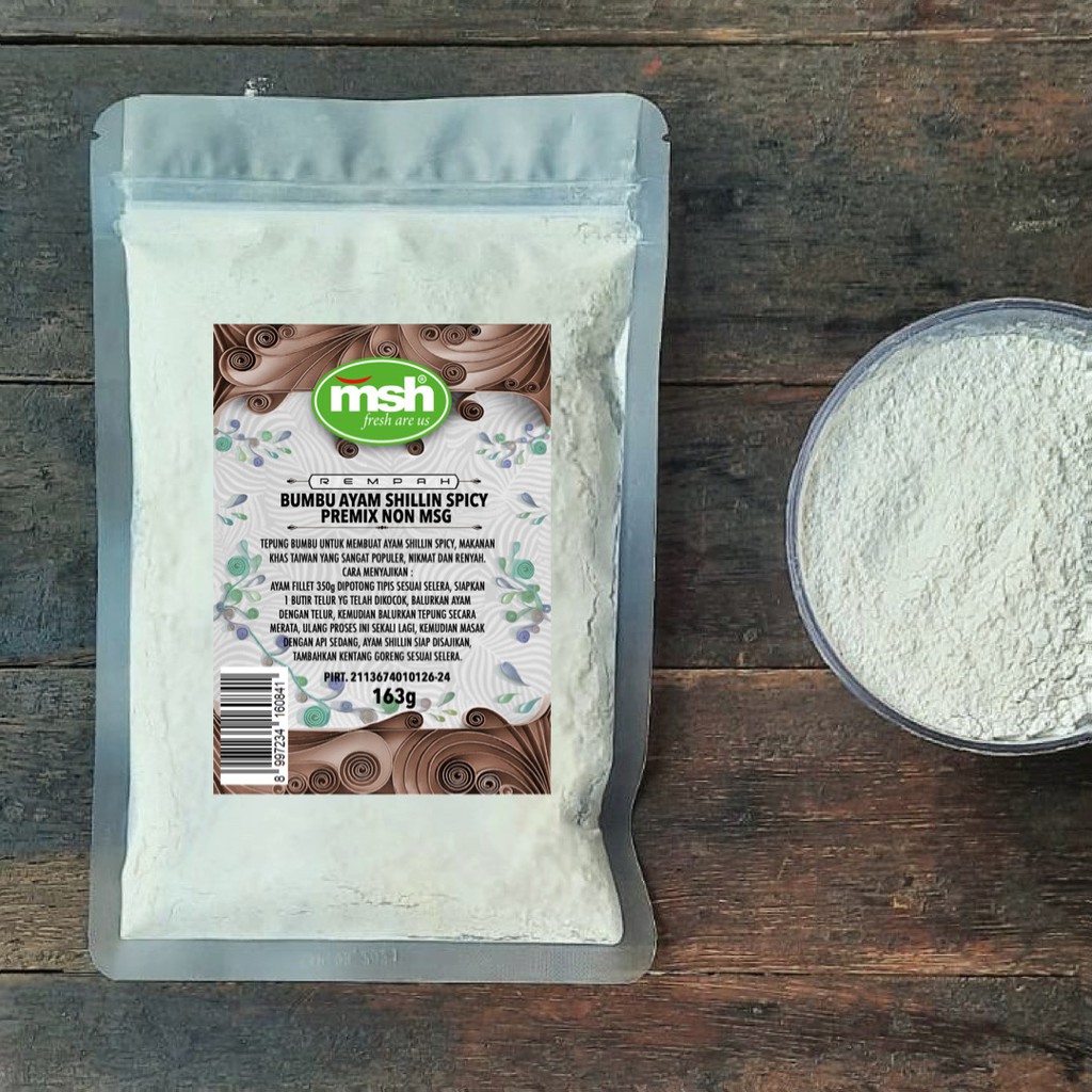 

MSH Bumbu Ayam Shillin Spicy Premix Non Msg 163 g
