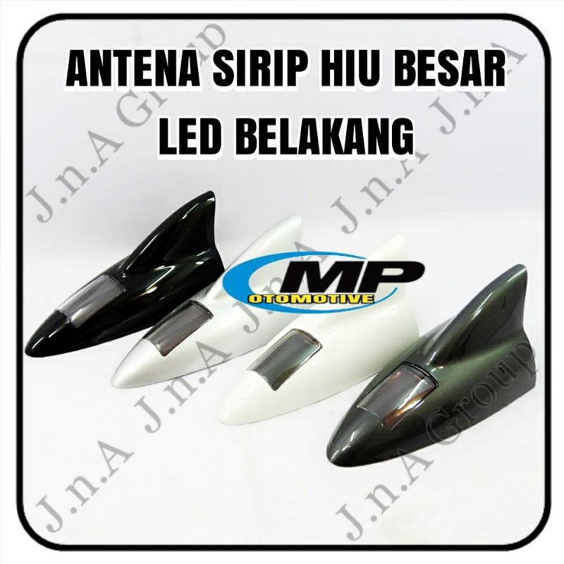 ANTENA VARIASI MOBIL SIRIP HIU LED BELAKANG TYPE BESAR