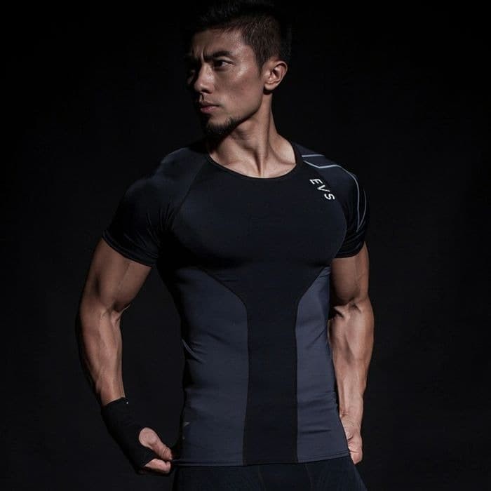 EXPOWER EVS COMPRESSION SHORT SLEEVE TOP MALE LENGAN PENDEK