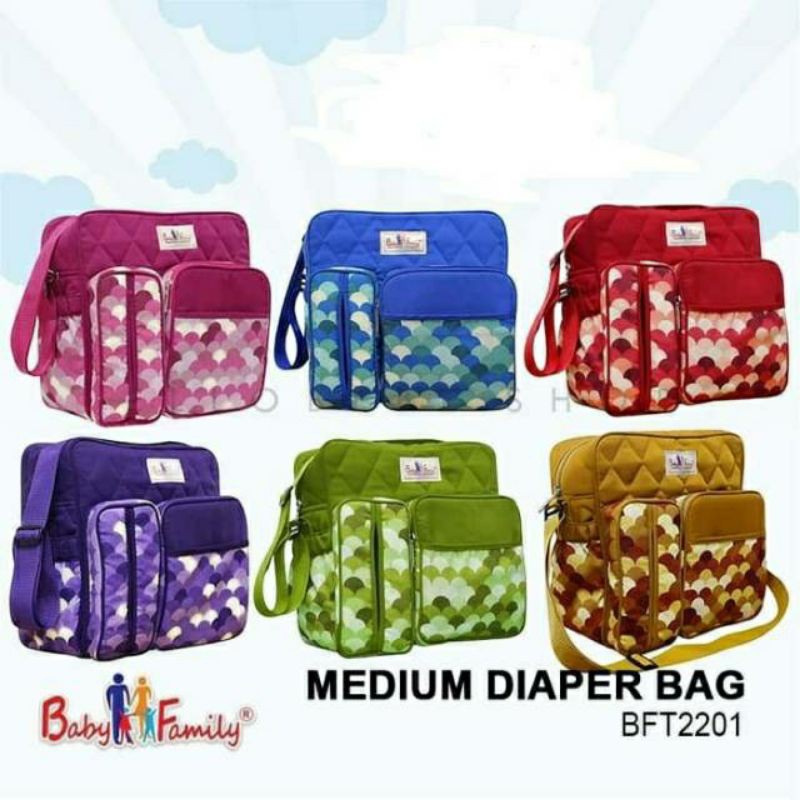 Baby Family Tas Medium Baby Family 2 - Diapers Bag BFT2201