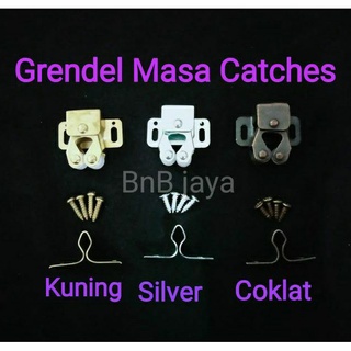 Jual Grendel Masa Catches Jepit Udang Kuning Silver Coklat Per