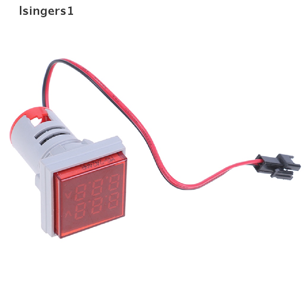 (lsingers1) Voltmeter / Ammeter Digital LED Dual Display AC 60-500V 0-100A
