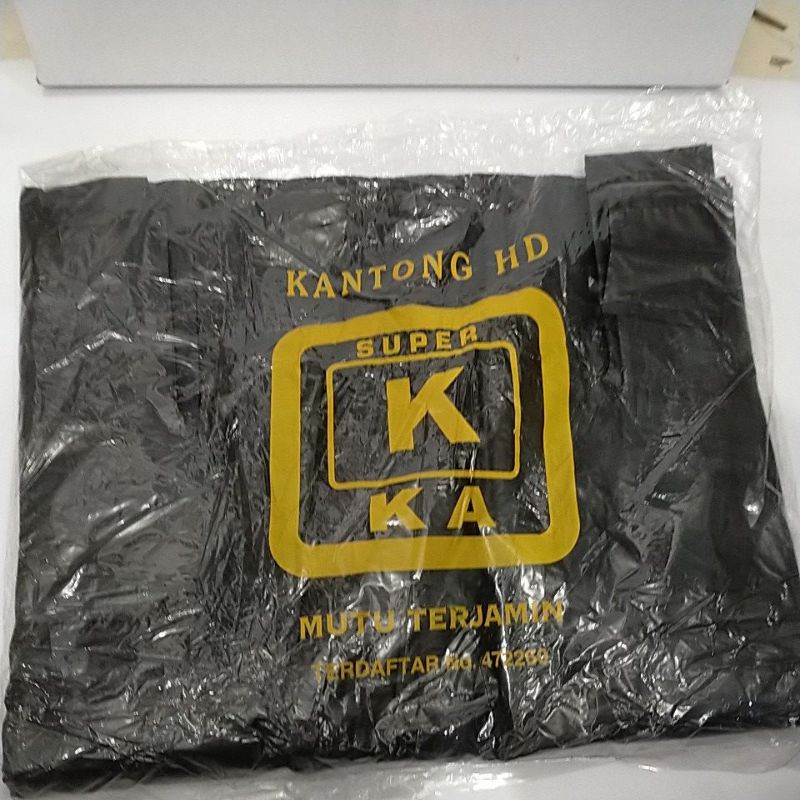 Kantong kresek plastik Hitam tebal ukuran 35 ukuran 35 x 40 jumbo king