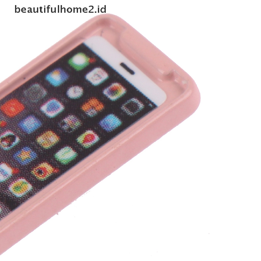 (Beautifulhome2.Id) 1pc Mainan Miniatur Handphone Skala 1: 12 Untuk Aksesoris Dapur / Ruang Tamu Rumah Boneka