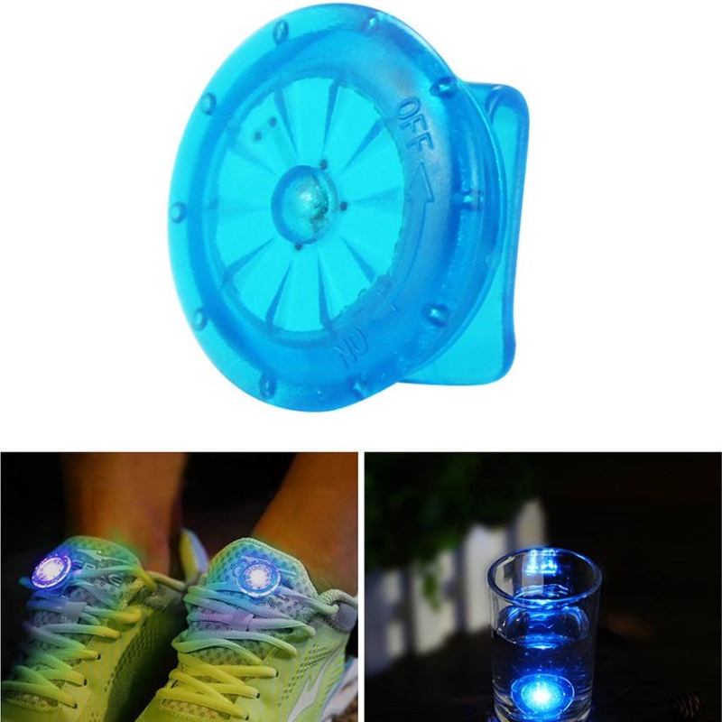 Safety Warning Light Outdoor Sports Night Running Walking Cycling LED Luminous Shoe Clip Lamp Bicycle Accessories