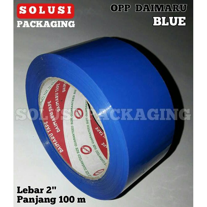

KEMASAN ISOLASI BIRU 100M/SELOTIP/LAKBAN DAIMARU/OPP/TAPE/LAKBAN POLOS