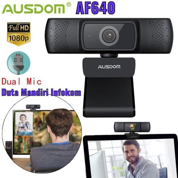 Ausdom AF640 - Webcam 1080P Auto Focus with Microphone Live streaming
