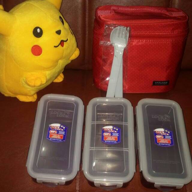 lunch box/ tempat makan lock&lock lock n lock locknlock 350ml