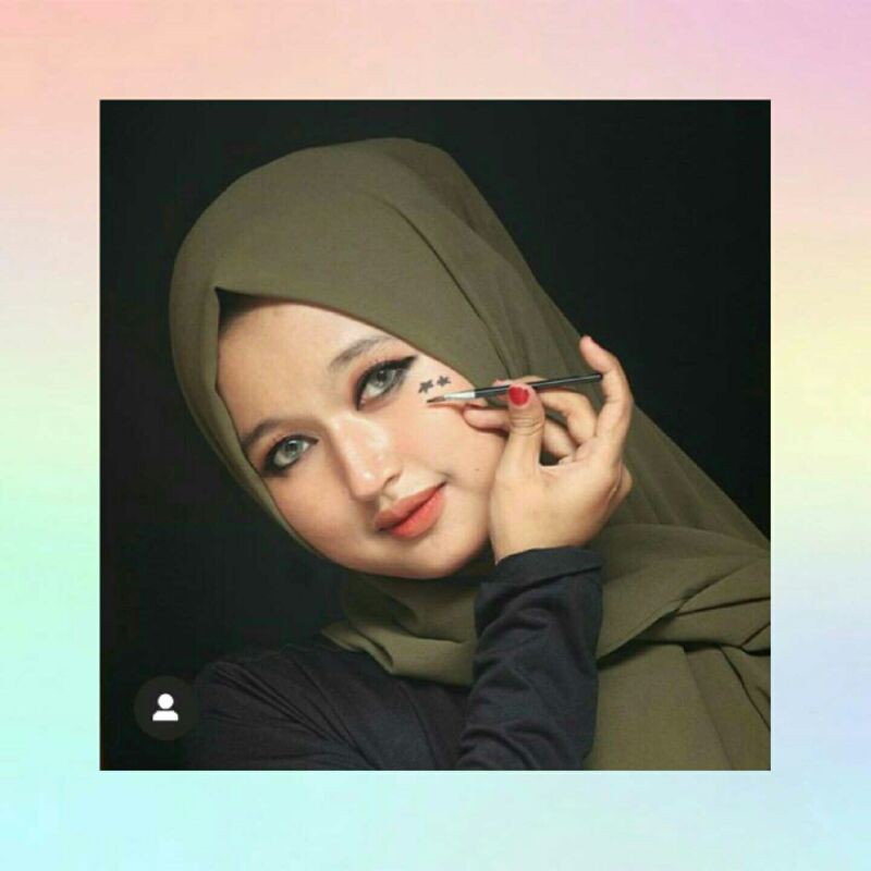 CELAK GEL, Warna hitam pekat, awet dimata.