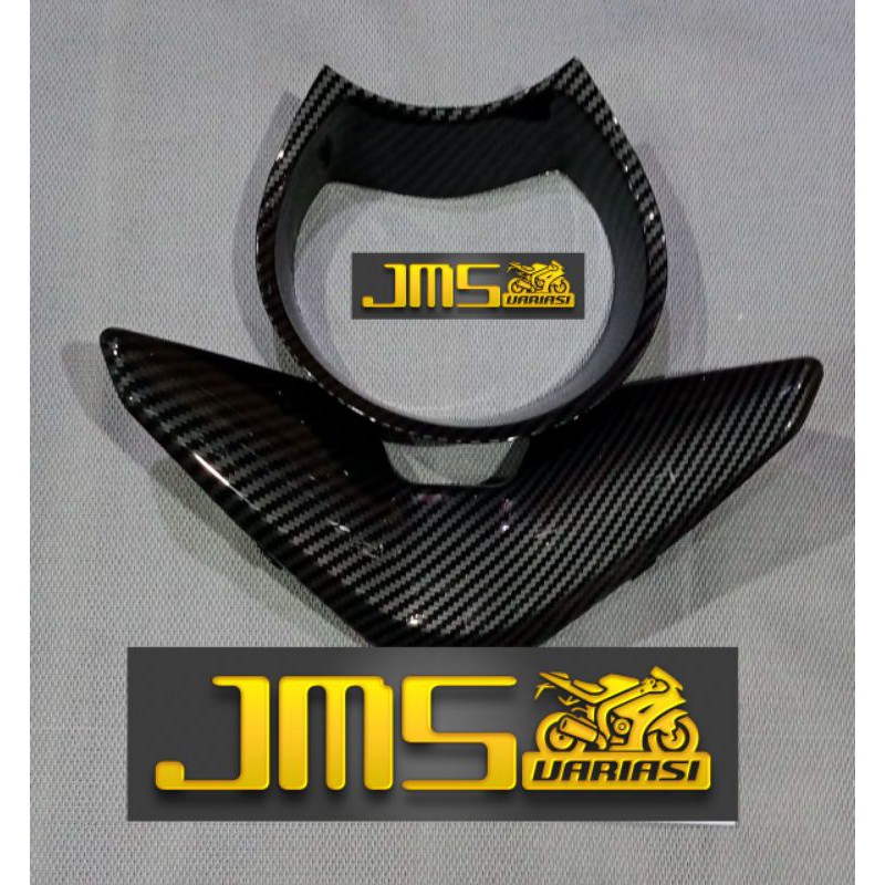 cover tutup carbon Speedo meter dan cover stang atas yamaha nmax lama paket pnp zoro