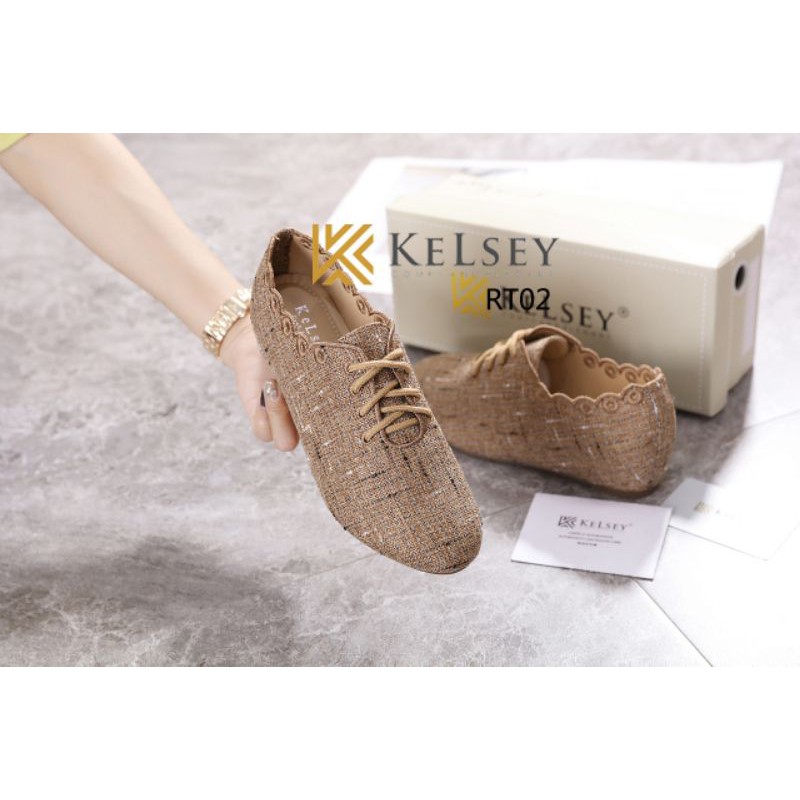 Kelsey Sepatu Wedges Wanita RT02