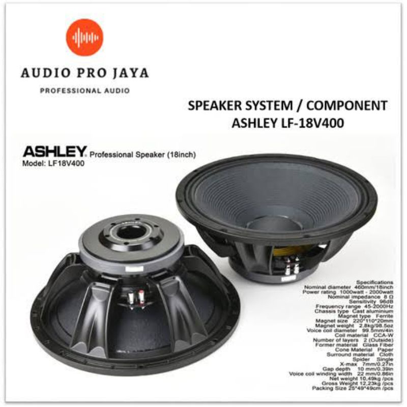speaker Ashley 18 v400