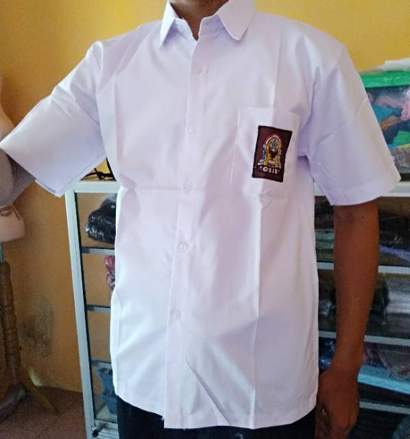 Seragam Sekolah Baju Putih Sma Smk Lengan Pendek Shopee Indonesia