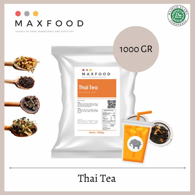 

[COD] 1Kg Thai Tea Powder Drink / Bubuk Minuman Thai Tea Premium [COD]
