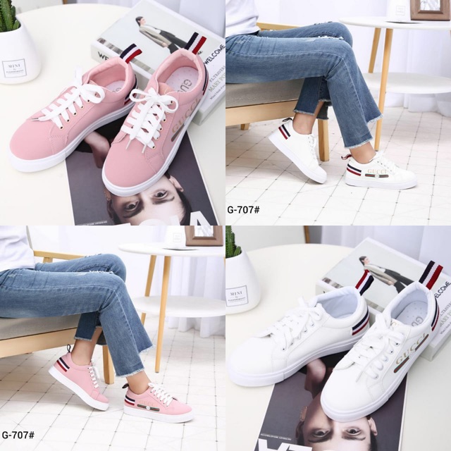 GUCCI Sports Ledies Comfort Sneakers Shoes G-707