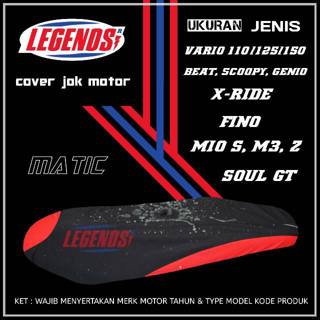 Sarung Jok Motor VARIO,SCOOPY,BEAT / Cover Jok Anti Air Waterproof