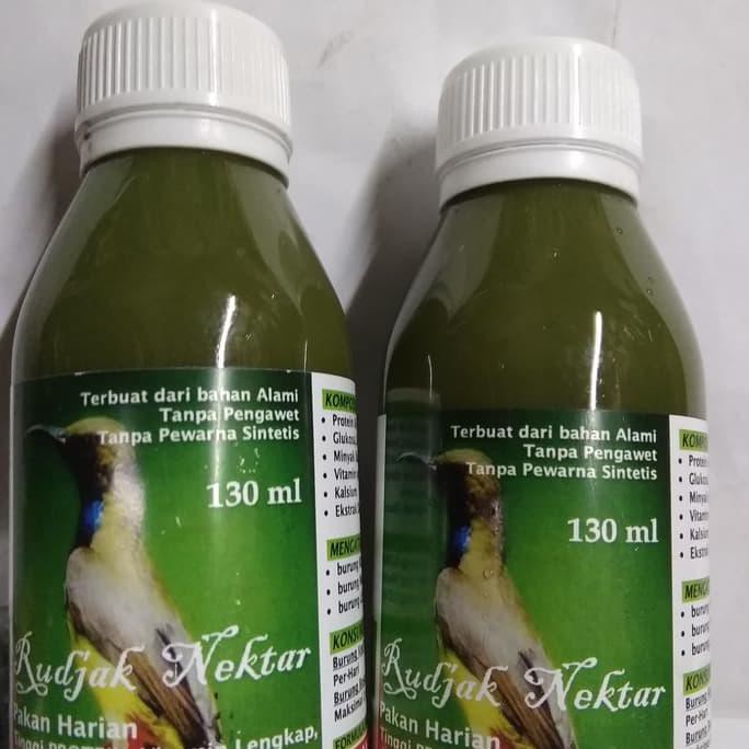 TERMURAH / rudjak nektar rujak nektar hijau pakan burung kolibri pleci
