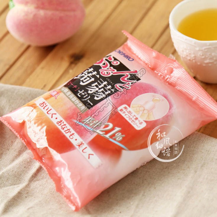 

Orihiro Konyaku Jelly Pouch : Peach 120 Gram (6 pcs x 20 Gram)