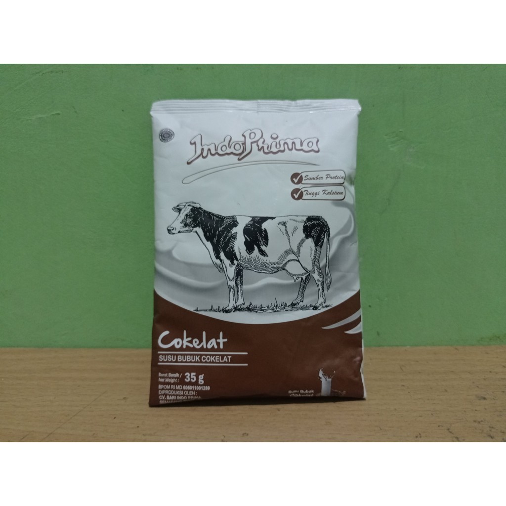 

Susu Indoprima Rasa Cokelat Sachet 35gram kemasan ekonomis (Cocok Untuk Penggemuk Badan)