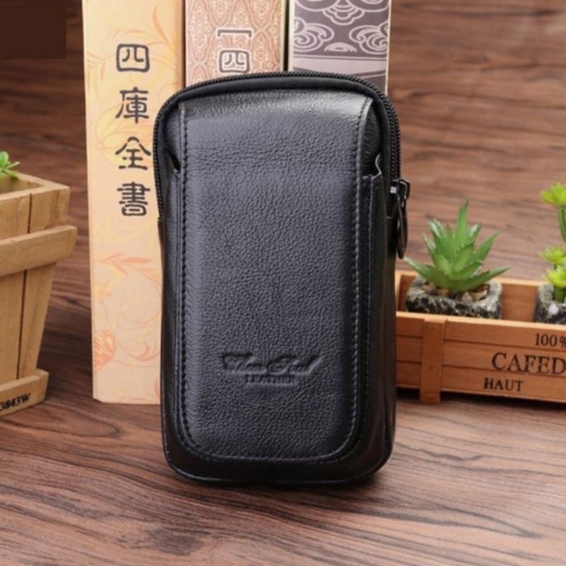 Hpo kulit cheer soul 2380 tinggi 17cm, 3 ruang, sarung hp, dompet hp, tempat hp