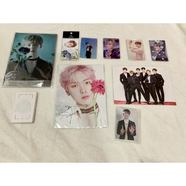 Astro sanha eunwoo rare signed broadcast postcard cashbee secretday photocard