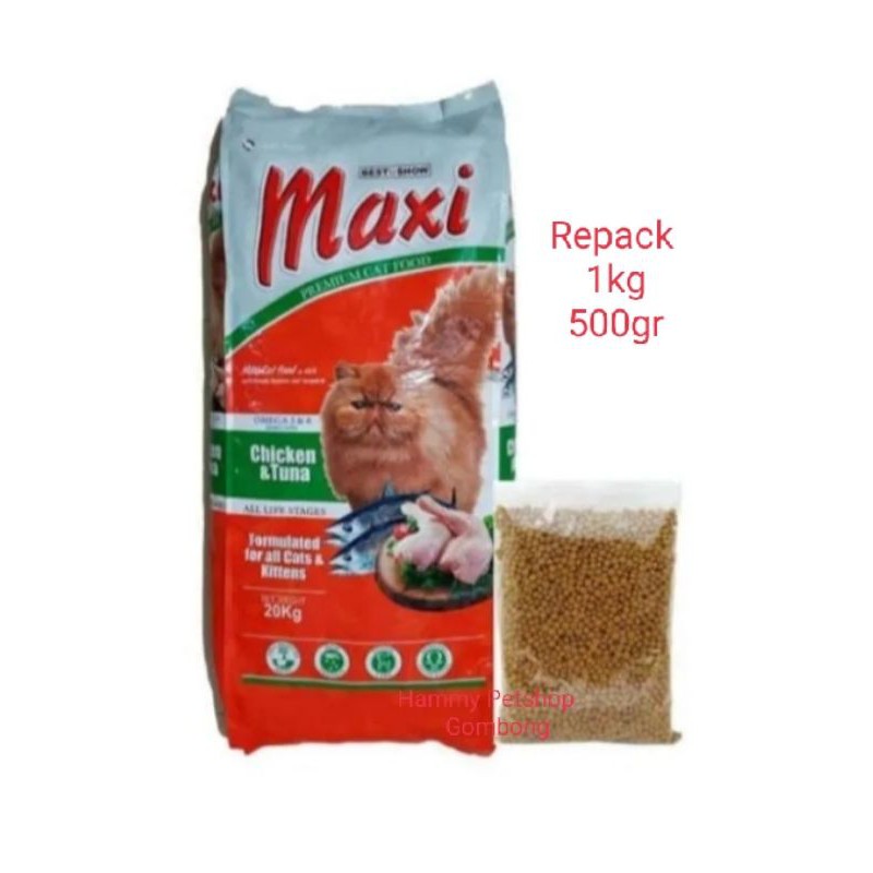 Maxi / makanan kucing / 1kg