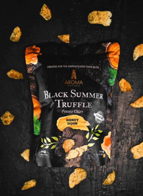 Keripik kentang Aroma Black Summer Truffle Potato Chips