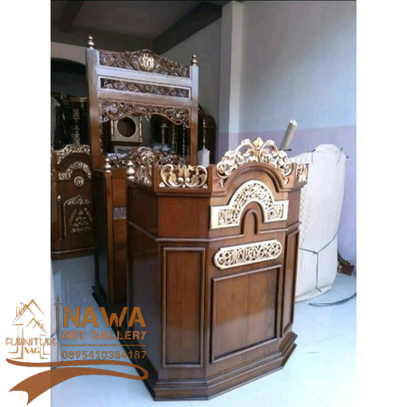 MIMBAR MASJID JATI - FURNITURE JEPARA