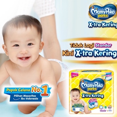 MAMYPOKO PANTS X-TRA KERING POPOK CELANA (CELANA) S22/M20/L20/XL20/XXL18