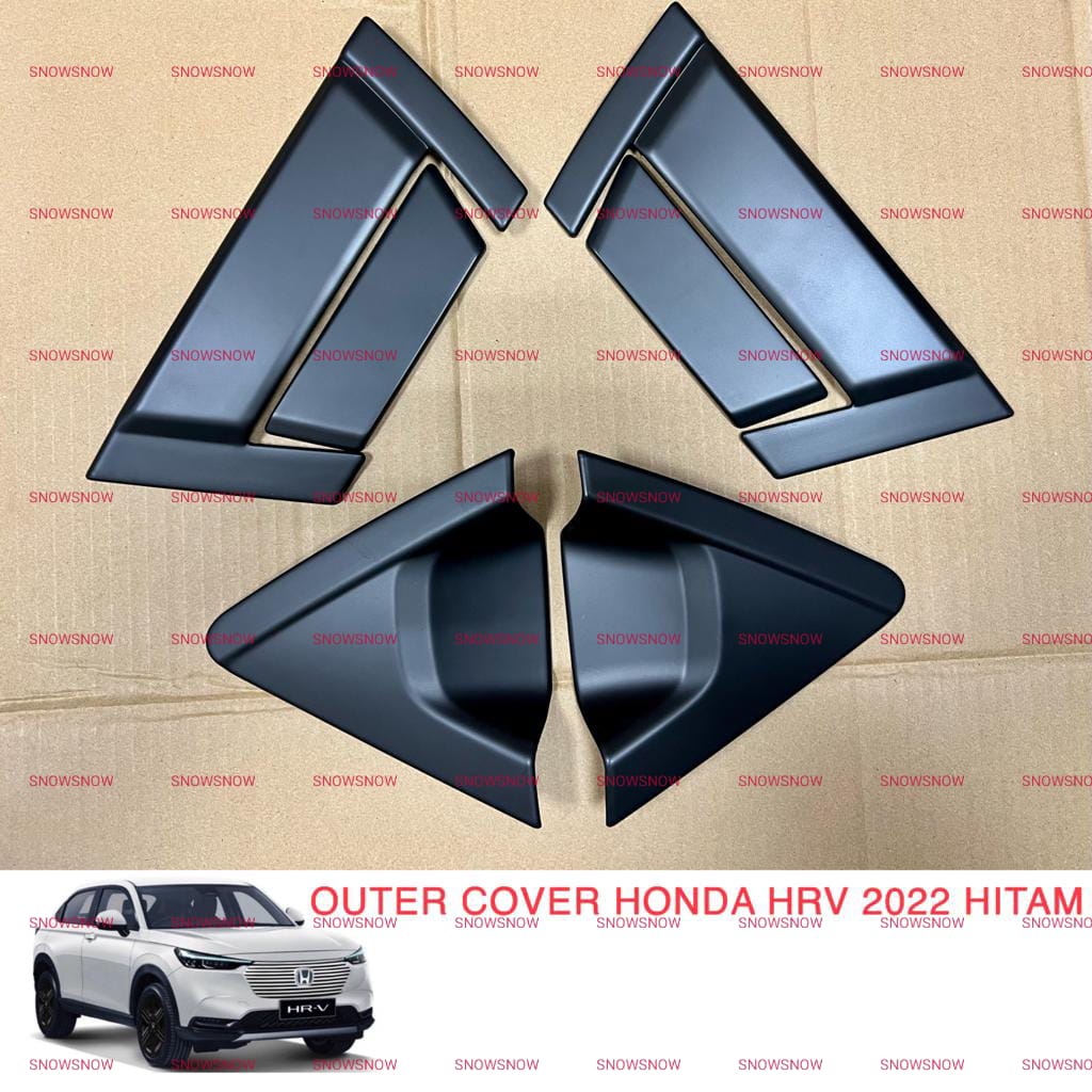 Paket Outer Handle Belakang Cover Honda HRV 2022 UP Hitam Chrome