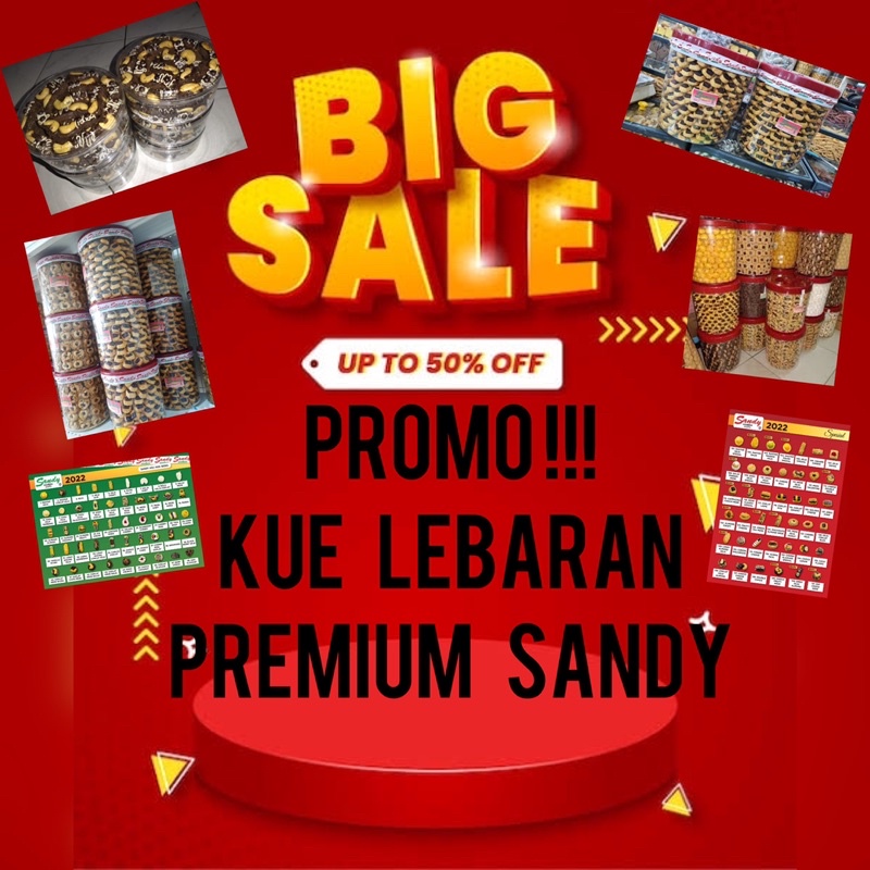 

PROMO!! KUE LEBARAN PREMIUM SANDY, KUALITAS RASA TERJAMIN