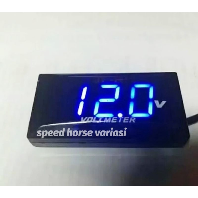 Voltmeter aki waterprof/anti air Merk X-CASE Universal semua motor Real pict