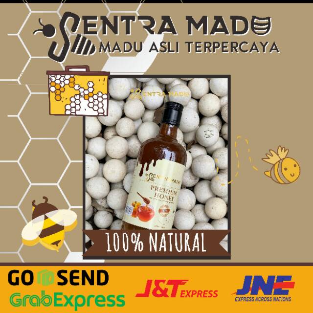 

Premium Honey SENTRA MADU 500ml Madu Premium Madu Ali 100% Madu Murni Madu Hutan Madu Premium 100%