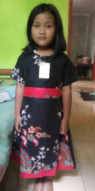 Atasan Dress Batik Anak Usia 2 - 10 Tahun