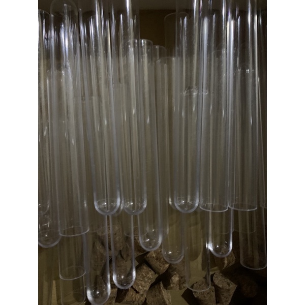 Tabung Reaksi Bahan Plastik Bening  Dengan Tutup Gabus Untuk Hadiah Tabung Reaksi Bahan Plastik ​Ben