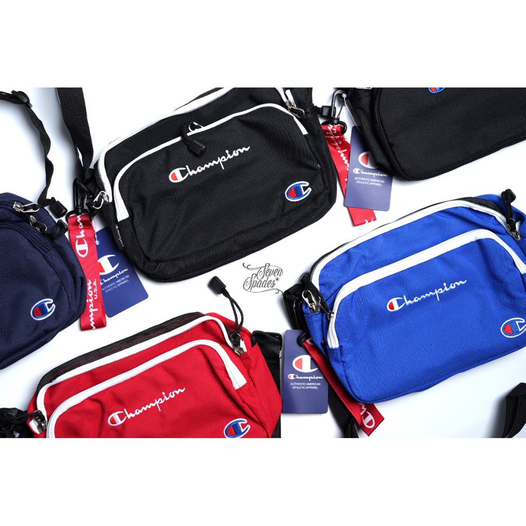 Tas selempang champion persegi /shoulder bag champion import