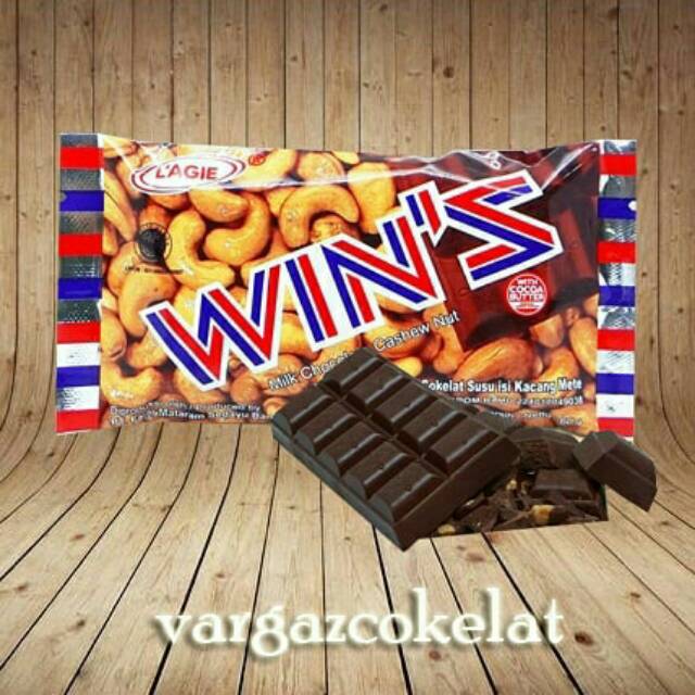 

Lagie Wins Milk Choco Cashew Nut 60 Gram