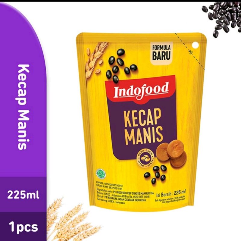 

Indofood Kecap Manis Gurih Ukuran 225ml 1 pcs