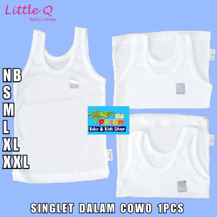 Little Queen Singlet Putih 1 pcs