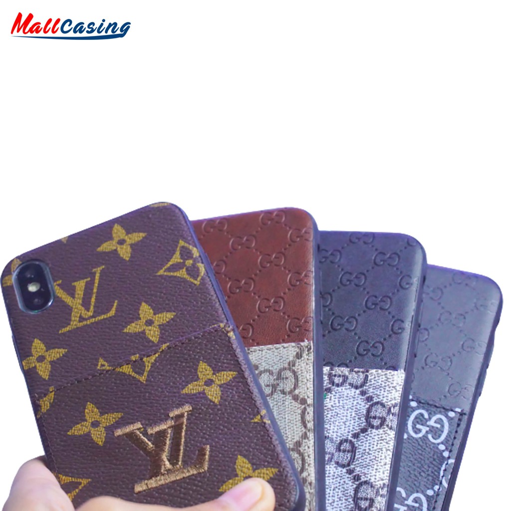 MallCasing - Samsung J7 Duo | A6 | A6+ | Note 8 | S8+ Leather Pocket Soft Case