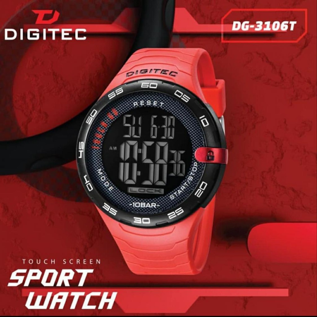 [LAYAR SENTUH] Jam Tangan Digitec DS 8106 Pria Original Touch Screen Digital