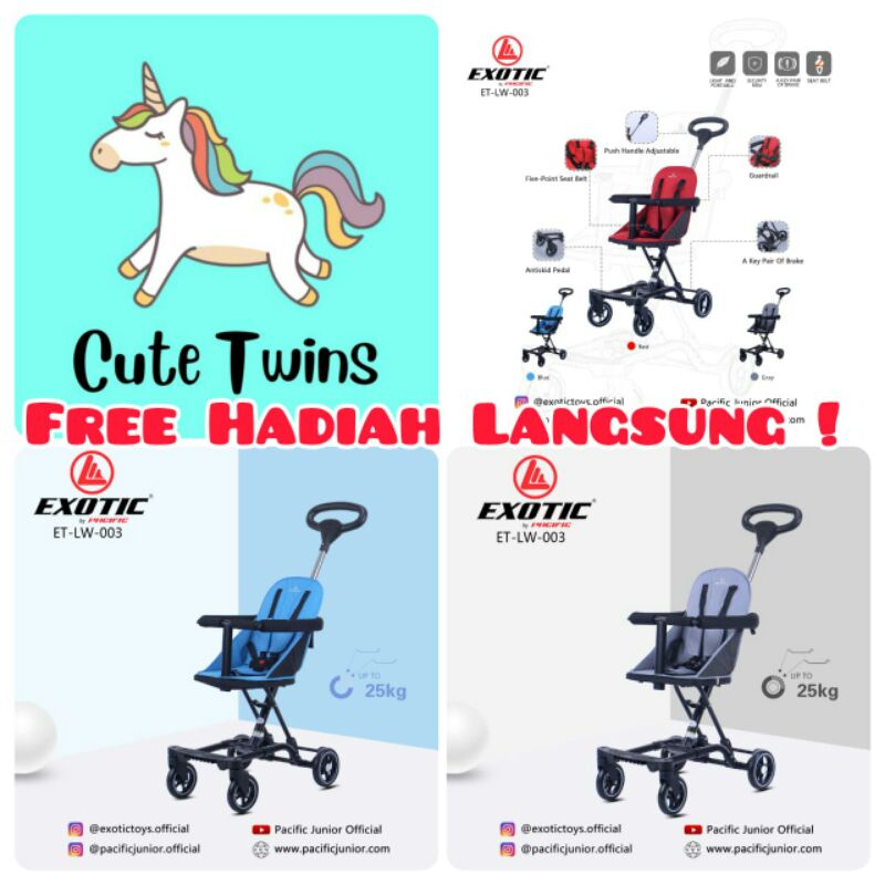 magic stroller exotic Lw003 kabin size